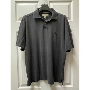 Tommy Bahama Men's Medium Knit Pullover Short Sleeve Cotton Polyester Polo Shirt